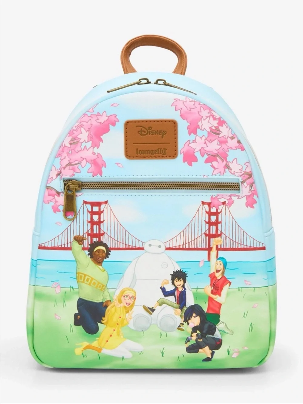 DISNEY LOUNGEFLY Big Hero 6 Group View Mini Backpack NEW